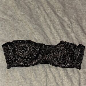 Free People Black Lace Bandeau